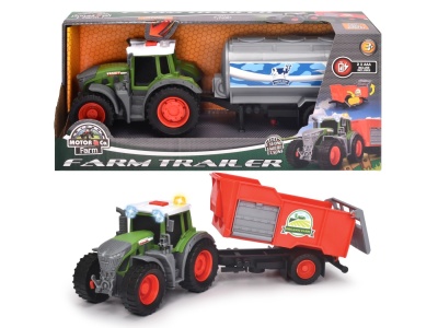 DICKIE FENDT TRACTOR CU REMORCA - Img 1
