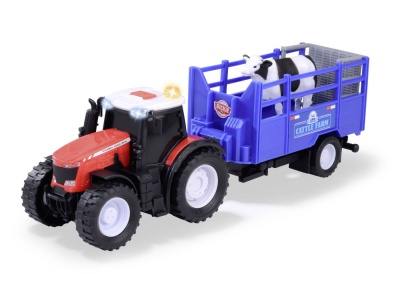 DICKIE MASSEY FERGUSON TRACTOR SI REMORCA CU SUNETE SI LUMINI - Img 2