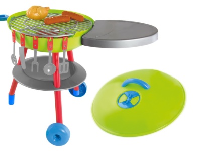 Grill Barbecue de jucarie Mochtoys, cu blat de lucru - Img 2