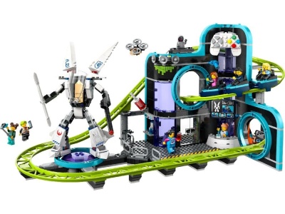 LEGO CITY PARC CU ROLLER-COASTER LUMEA ROBOTILOR 60421 - Img 2