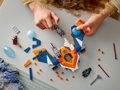 LEGO SUPER HEROES AVIONUL DE LUPTA AL LUI ROCKET VS RONAN 76278 - Img 4