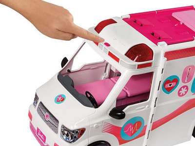 Masina ambulanta Barbie by Mattel I can be Clinica mobila 2 in 1 - Img 6