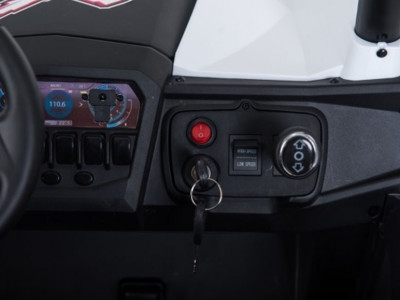 Masinuta electrica pentru copii cu 2 locuri, UTV BUGGY POWER 4×4, MP4, scaun de piele (XMX603) roz - Img 3