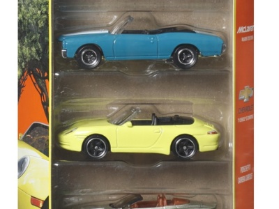 MATCHBOX SET 5 MASINUTE METALICE MBX BLUE HIGHWAYS II SCARA 1:64 - Img 1