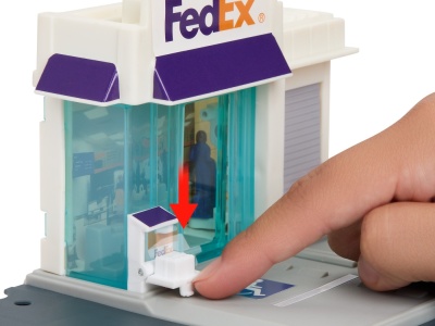 MATCHBOX SET ACTION DRIVERS CENTRUL DE COLETE FEDEX - Img 3