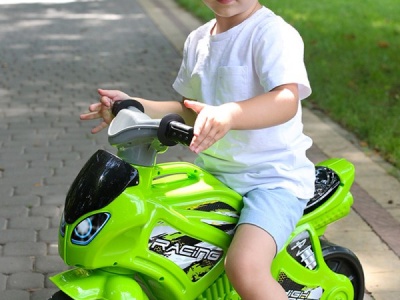 Motocicleta de curse Ride On Racing, TechnoK, verde - Img 3
