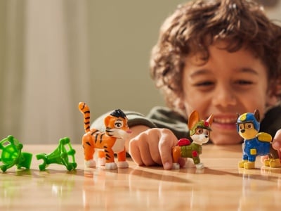 PATRULA CATELUSILOR JUNGLE PUPS SET 3 FIGURINE CHASE TRACKER SI TIGRUL - Img 3
