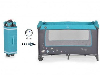 Patut Pliant Bebe Moni Sleepy New Turquoise - Img 6