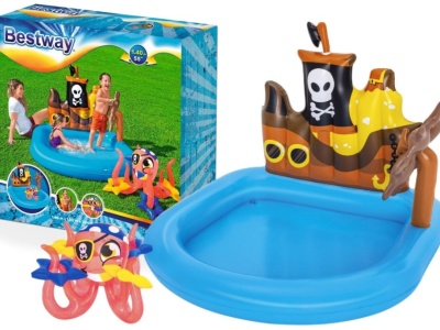 Piscina gonflabila pentru copii, Bestway 52211, 140 x 130 x 104 cm - Img 1