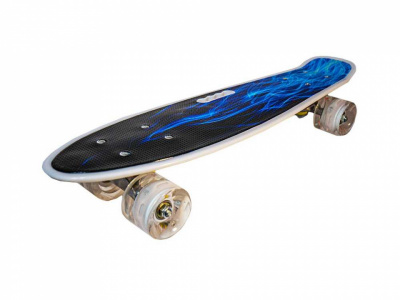 Placa Skateboard Cu Roti Silicon, Led 55 cm - Img 3