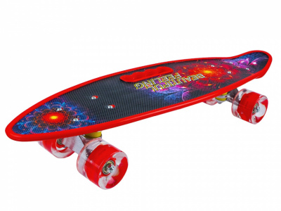 Placa Skateboard Cu Roti Silicon, Led 58.5 cm - Img 5
