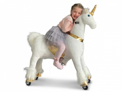 Primul meu ponei Unicorn gold 4-10 ani - Img 1