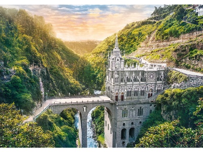 PUZZLE TREFL 1000 SANCTUARUL LAS LAJAS COLUMBIA - Img 2