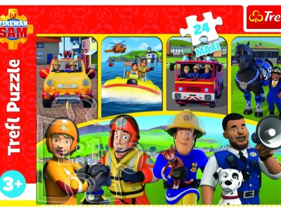 PUZZLE TREFL 24 MAXI POMPIERUL SAM - Img 3