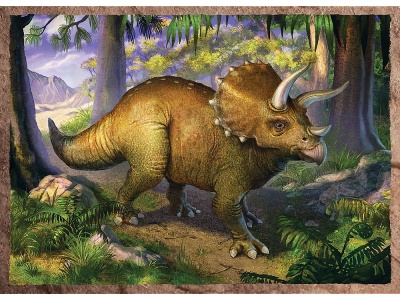 PUZZLE TREFL 4IN1 DINOZAURII INTERESANTI - Img 3