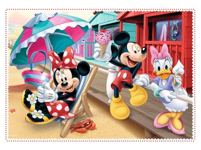 PUZZLE TREFL 4IN1 MINNIE MOUSE SI PRIETENII EI - Img 2