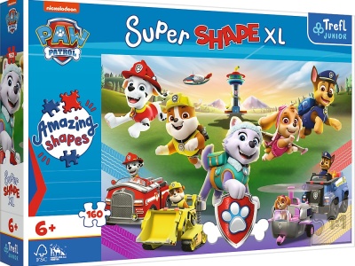 PUZZLE TREFL PRIMO SUPER SHAPE XXL 160 PATRULA CATELUSILOR - Img 1