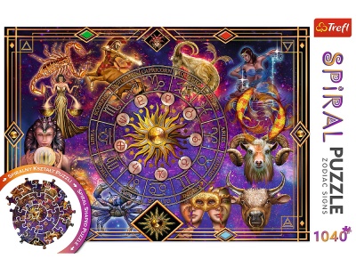 PUZZLE TREFL SPIRAL 1040 PIESE SEMNE ZODIACALE - Img 3