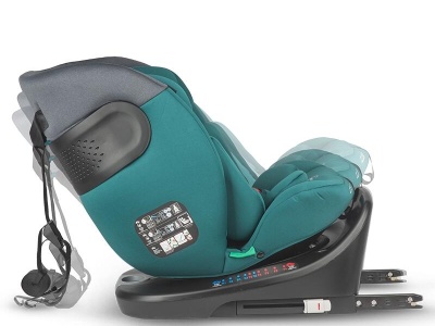 Scaun auto iSize 40-150 cm Coccolle Atira Hydra blue - Img 3