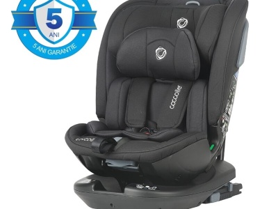Scaun auto rotativ iSize Coccolle Velsa Jet black - Img 1