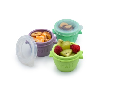 SET 4 RECIPIENTE SILICON SNAP&GO, MELII, 4*177 ML - Img 4