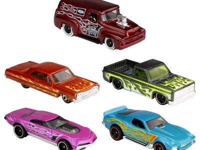 SET 5 MASINI HOT WHEELS HW FLAMES - Img 2