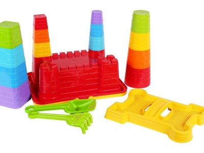 Set de nisip de construit castel TechnoK, cu accesorii - Img 1
