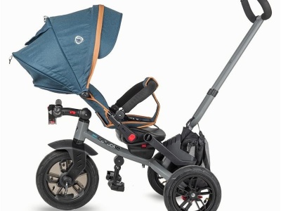 Tricicleta multifunctionala Coccolle Pianti True Blue - Img 3