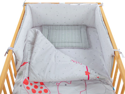 Aparatoare Laterala MyKids My Zoo Rosu 120x60 - Img 1