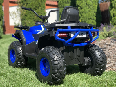 ATV electric cu telecomanda pentru copii Desert 900 (XMX607) albastru,4x4,roti EVA,12V10Ah - Img 5