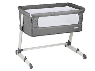 BabyGo – Patut co-sleeper 2 in 1 Together Grey - Img 1