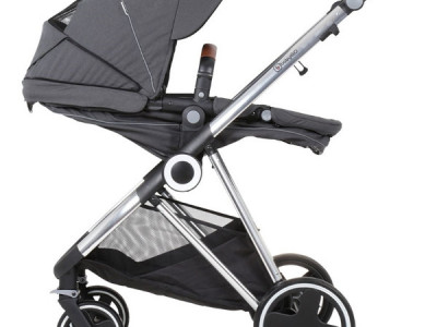 BabyGo - Carucior 3 in 1 Halime – cadru Silver - Img 4