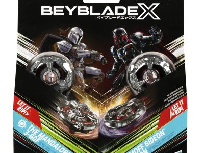 BEYBLADE X STAR WARS PACHET DUO THE MANDALORIAN 3-60F SI MOFF GIDEON 3-80N - Img 1