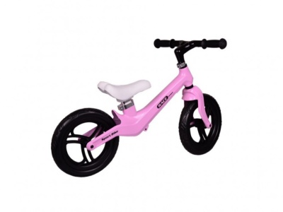 Bicicleta fara pedale cu cadru de magneziu Race Max, roz - Img 3
