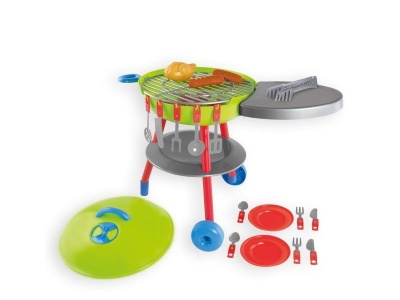 Grill Barbecue de jucarie Mochtoys, cu blat de lucru - Img 1