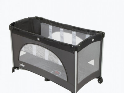Joie - Patut pliant cu 2 niveluri, Allura 120 cm, Ember - Img 4