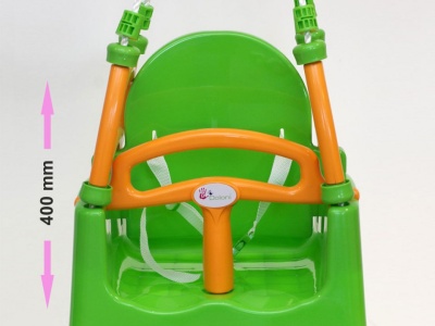 Leagan suspendabil pentru copii, 3 in 1, Doloni, verde - Img 2
