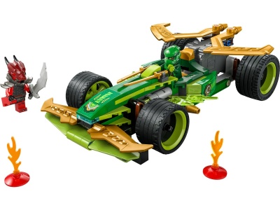 LEGO NINJAGO MASINA DE CURSE PULL-BACK A LUI LLOYD 71828 - Img 2