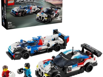 LEGO SPEED CHAMPIONS MASINI DE CURSE BMW M4 GT3 SI BMW M HYBRID V8 76922 - Img 3
