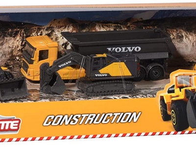 MAJORETTE SET 4 MASINUTE METALICE VOLVO 7.5CM - Img 1