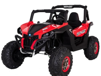 Masinuta electrica pentru copii cu 2 locuri, UTV BUGGY POWER 4×4 (XMX603) 2x12V7Ah Rosu - Img 1