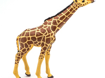 PAPO FIGURINA GIRAFA CU CAP RIDICAT - Img 2
