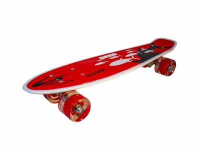 Placa Skateboard Cu Roti Silicon, Led 55 cm - Img 4