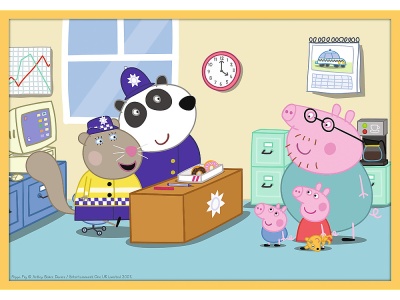 PUZZLE TREFL 10IN1 INTALNESTE-O PE PEPPA PIG - Img 2