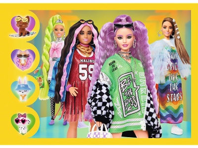 PUZZLE TREFL 4IN1 BARBIE MINUNATA LUME - Img 3