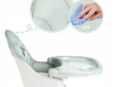 Scaun de masa pliabil 3 in 1, Ricokids, Milo, Verde - Img 2