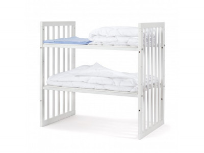 Set Lenjerie pentru Patut, Waldin, Evolutiv, cu 11 piese, baldachin, suport, perne, ceasafuri, asternuturi, Albastru 38 - Img 4