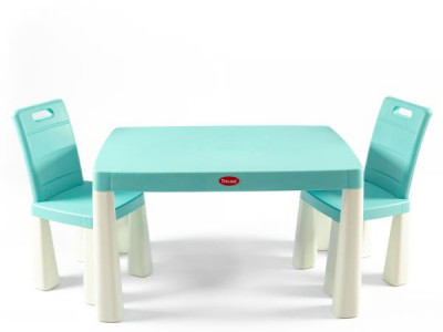 Set masa copii si scaune MyKids 04680/7 Turqoise - Img 1
