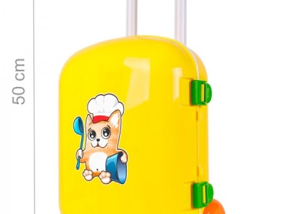 Set mini bucatarie in troliu galben TechnoK, cu accesorii - Img 4