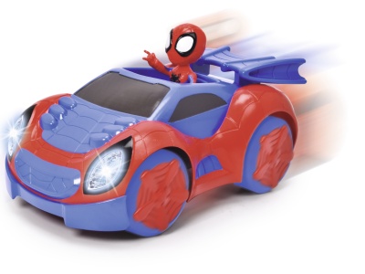 SPIDEY PRIETENII EXTRAORDINARI MASINUTA CU TELECOMANDA WEB RACER SCARA 1:18 - Img 4